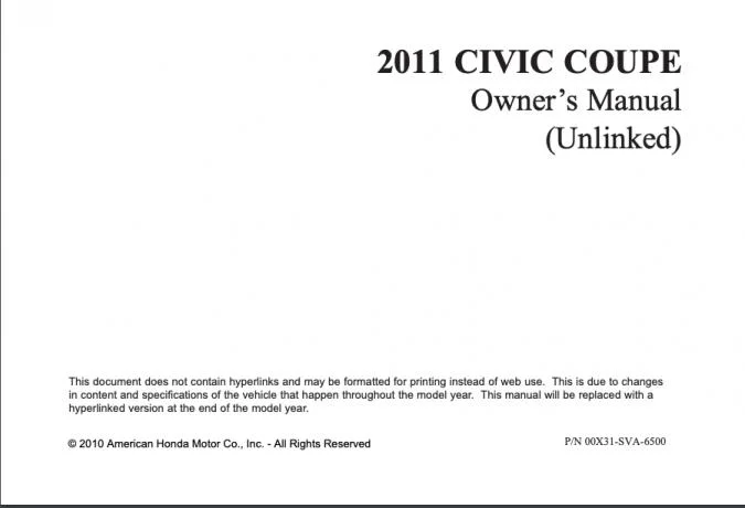 2011 Honda Civic Sedan